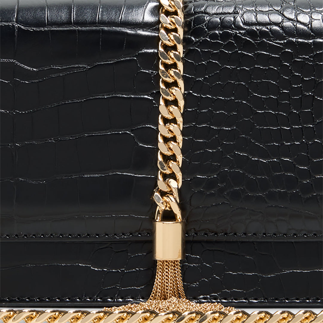 Mala de tiracolo em preto - LILITHA