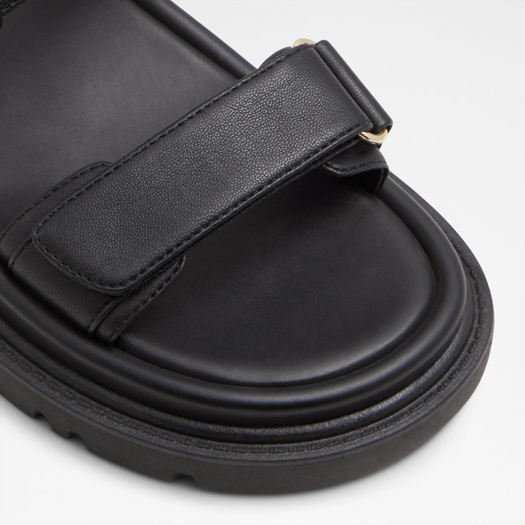 Sandálias rasas em preto - LINETTE