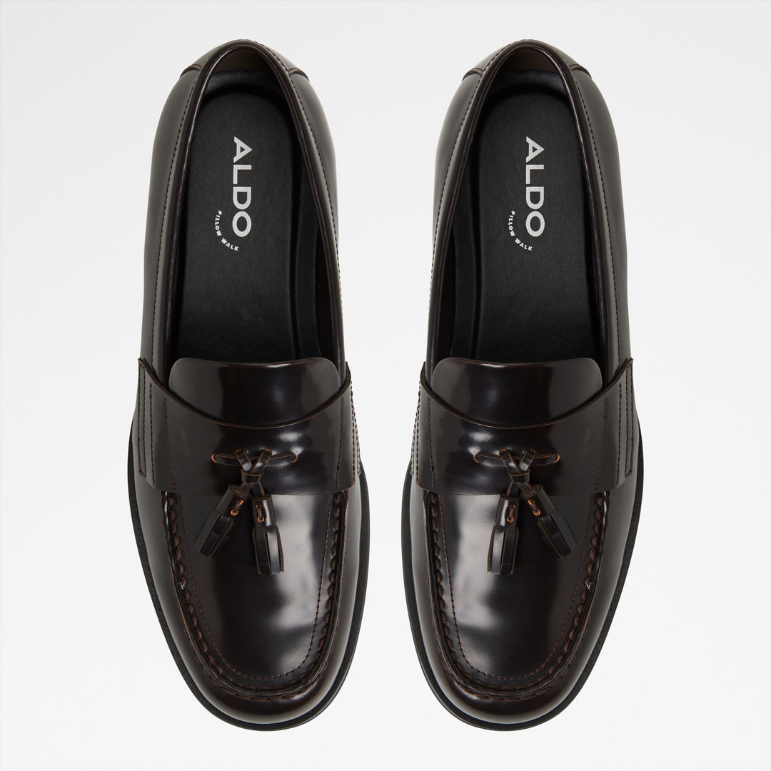 Mocassins em pele castanho - LIONEL