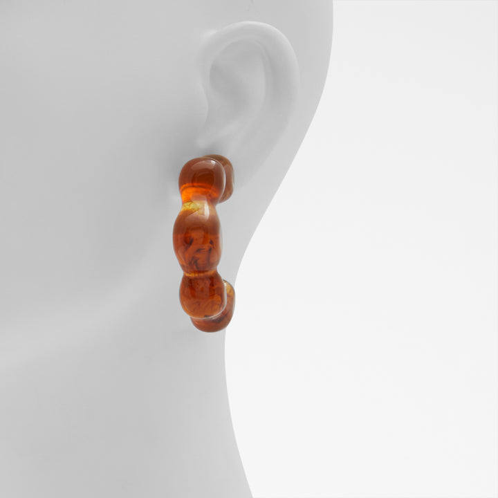 Argolas em castanho - LIRIOMYZA