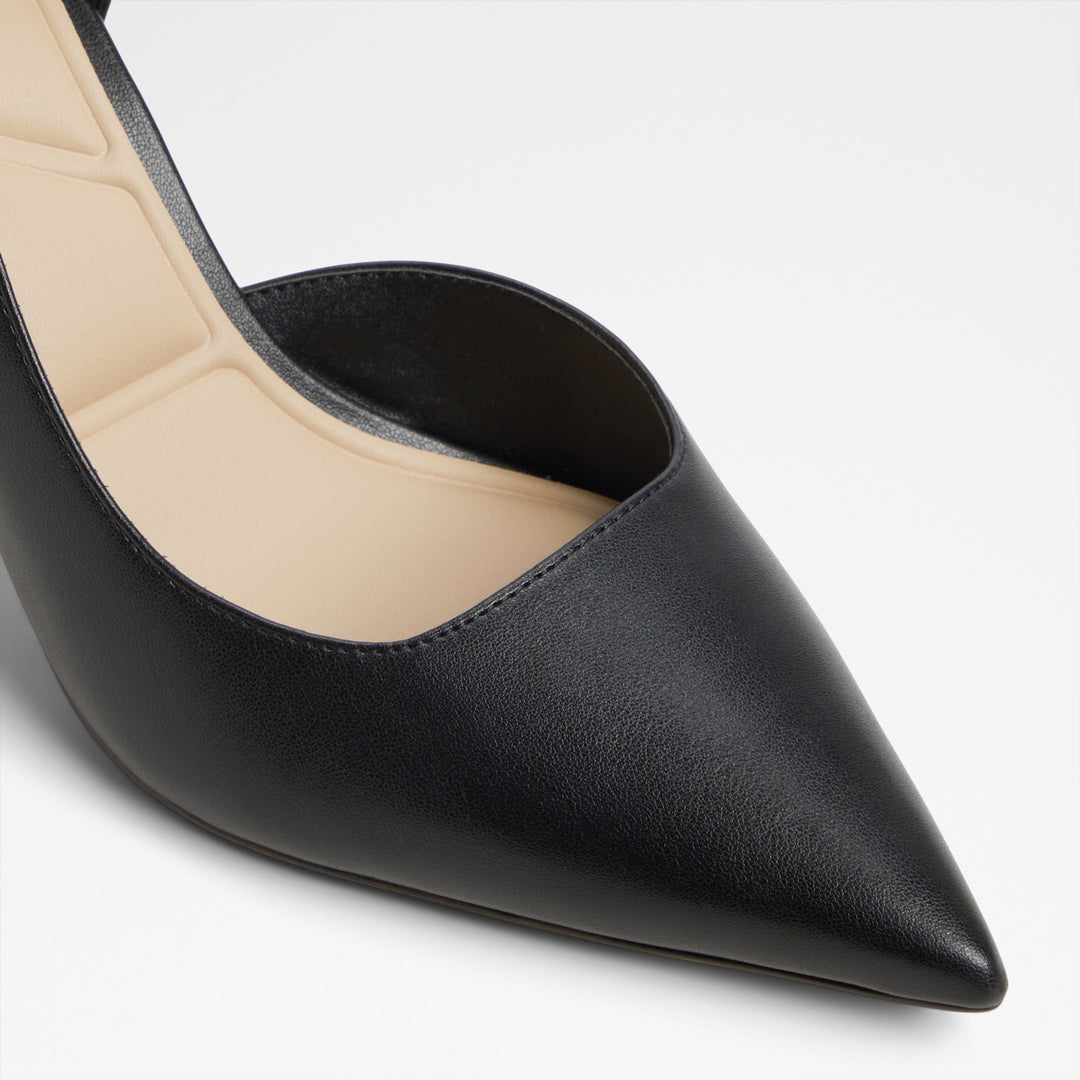 Sapatos em preto, salto em funil - LIVIANNA