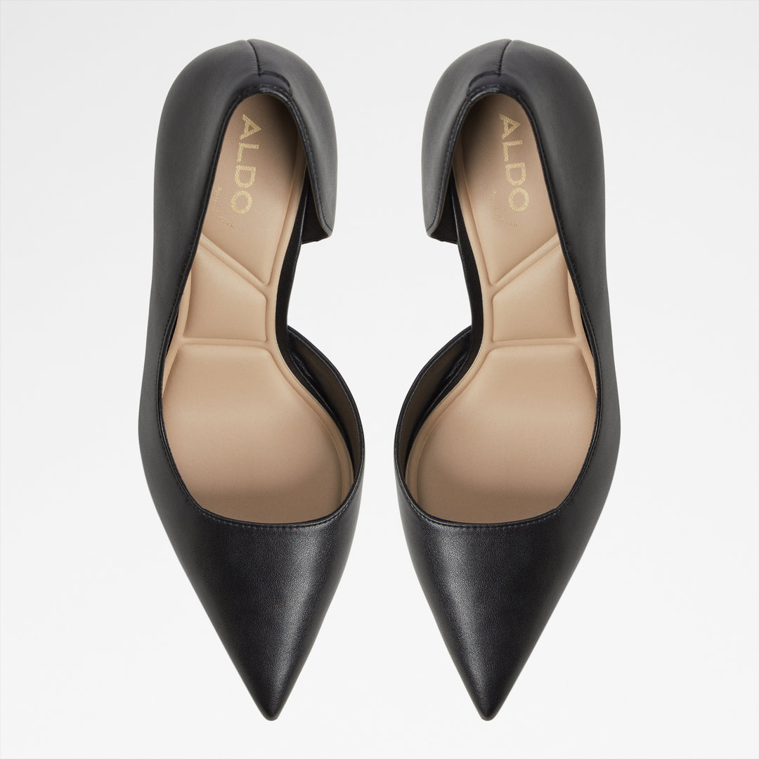 Sapatos em preto, salto em funil - LIVIANNA