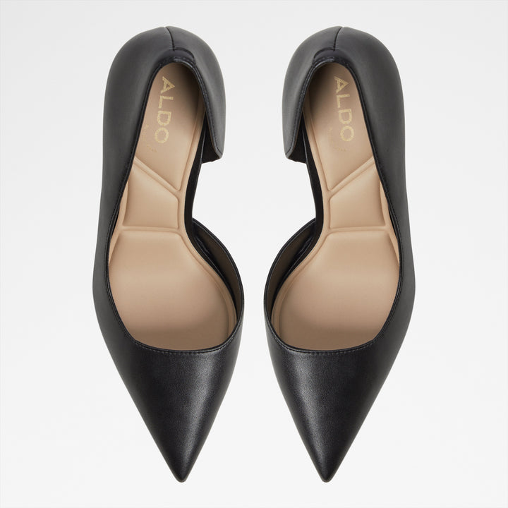 Sapatos em preto, salto em funil - LIVIANNA