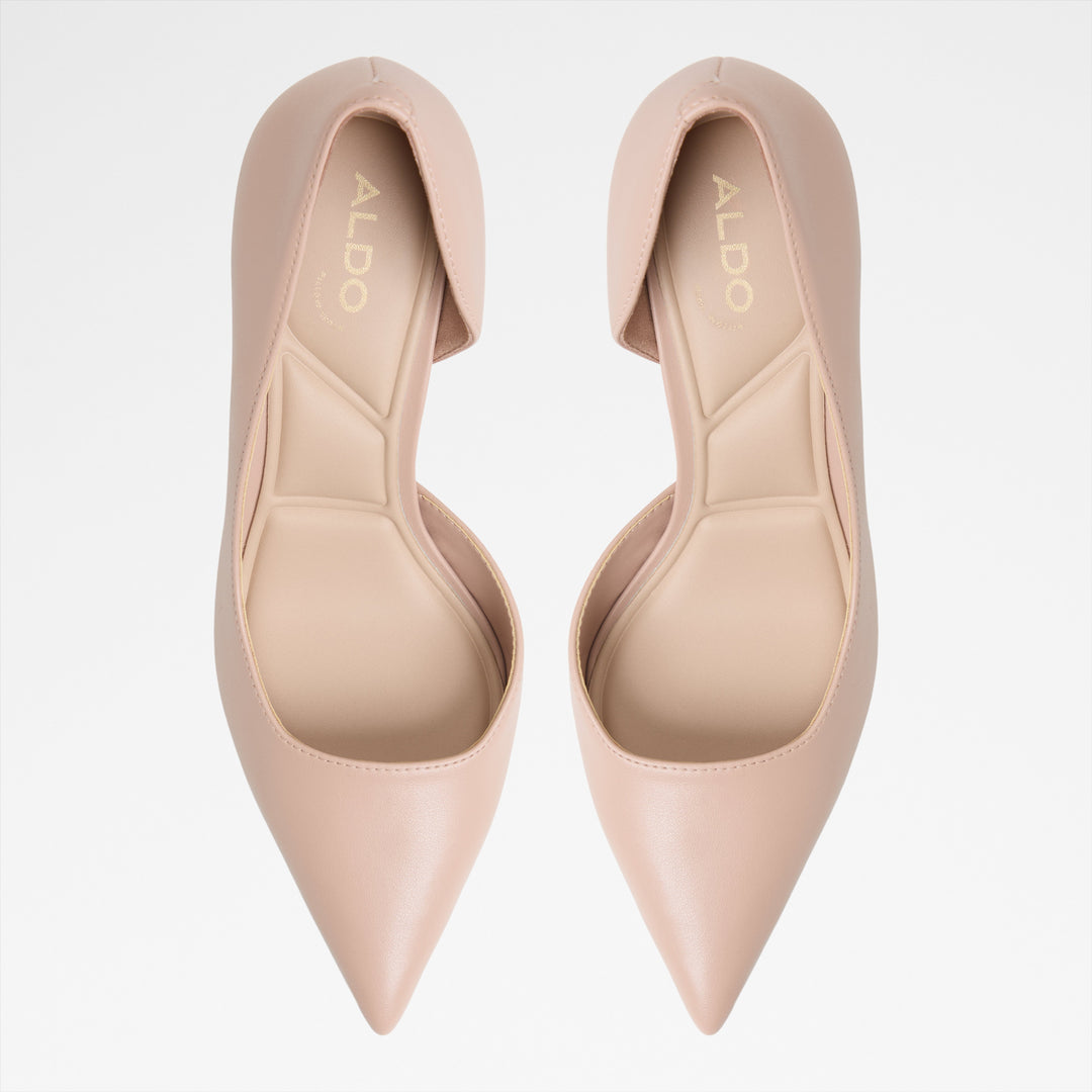 Sapatos em bege, salto em funil - LIVIANNA