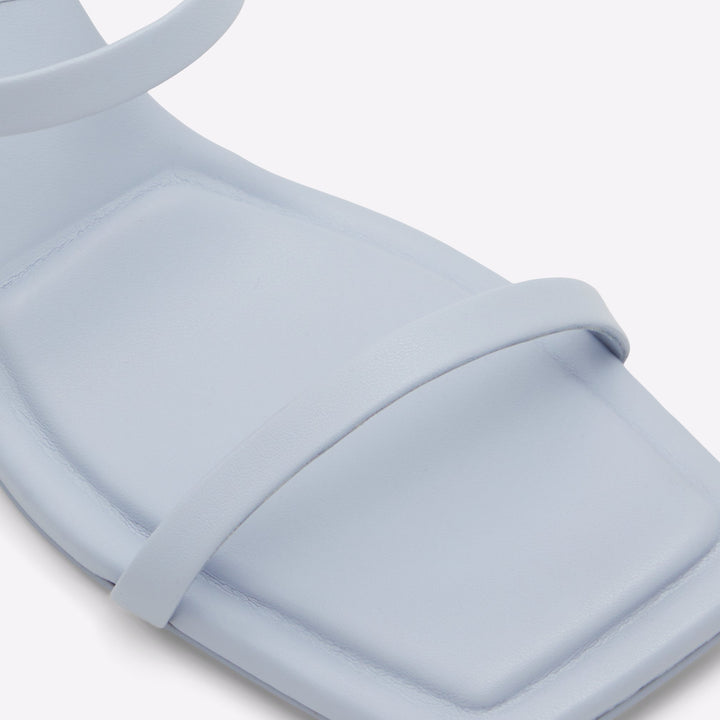 Sandálias em azul, salto em bloco - LOKURR