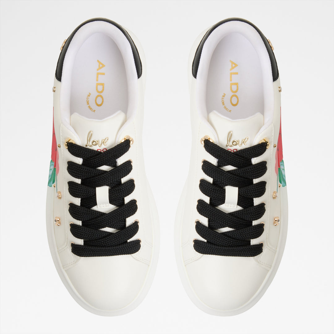 Sapatilhas rasas em branco - LOVEKISS