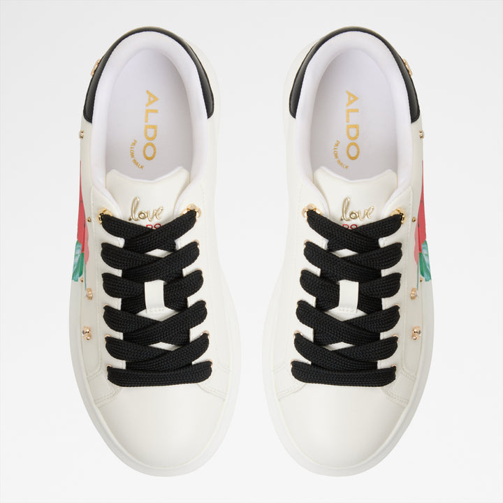 Sapatilhas rasas em branco - LOVEKISS