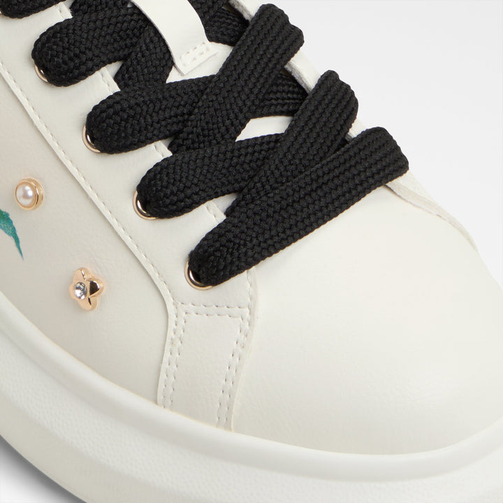 Sapatilhas rasas em branco - LOVEKISS