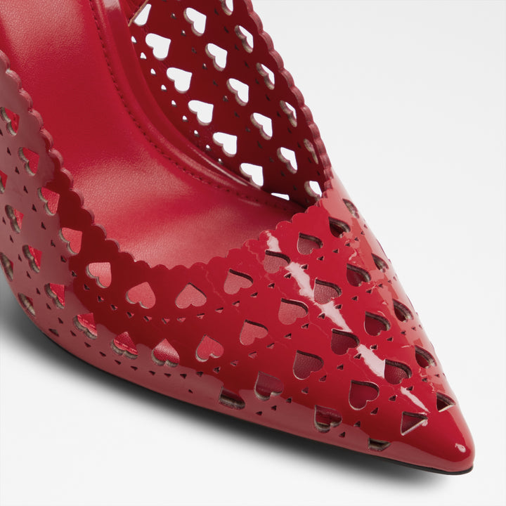Sapatos em vermelho, salto fino - LOVESLING