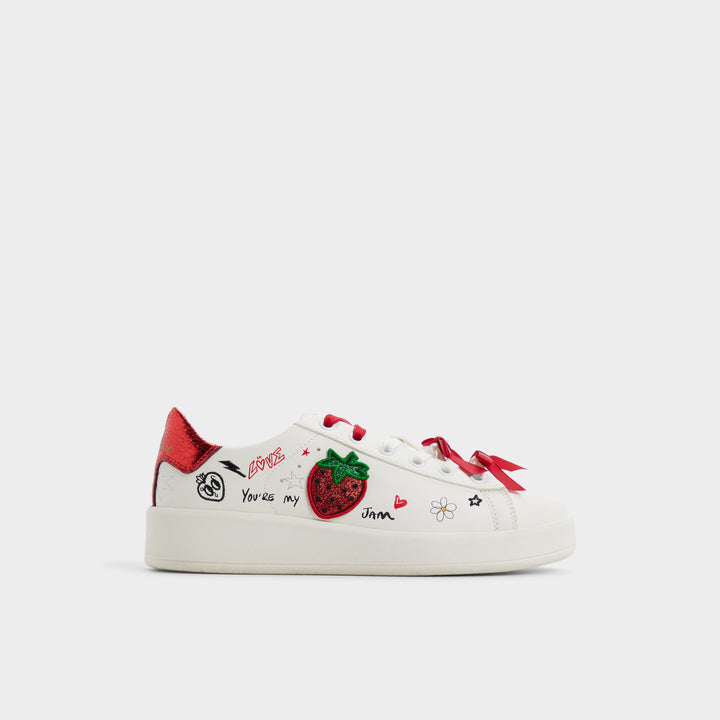 Sapatilhas rasas em branco - LOVESNEAKER