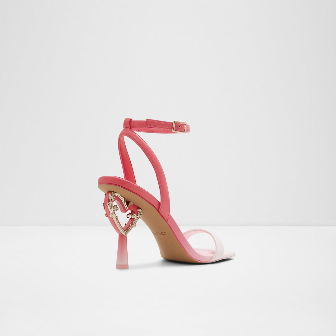 Sandálias em vermelho, salto fino - LOVETHRONE