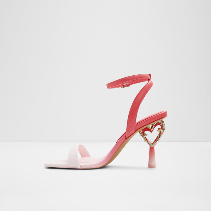 Sandálias em vermelho, salto fino - LOVETHRONE