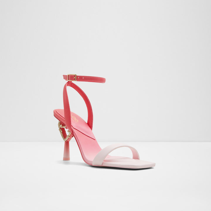 Sandálias em vermelho, salto fino - LOVETHRONE