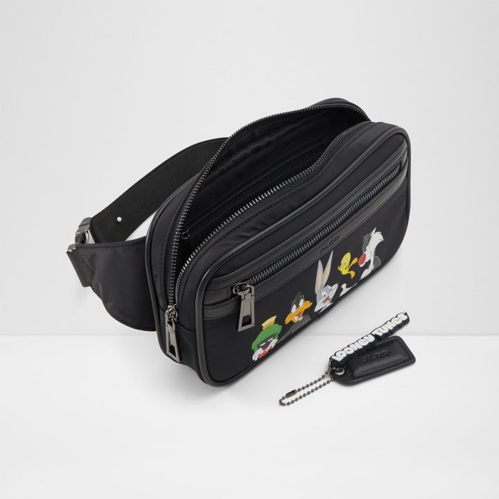 Mala de tiracolo em preto - LTFANNYPACK