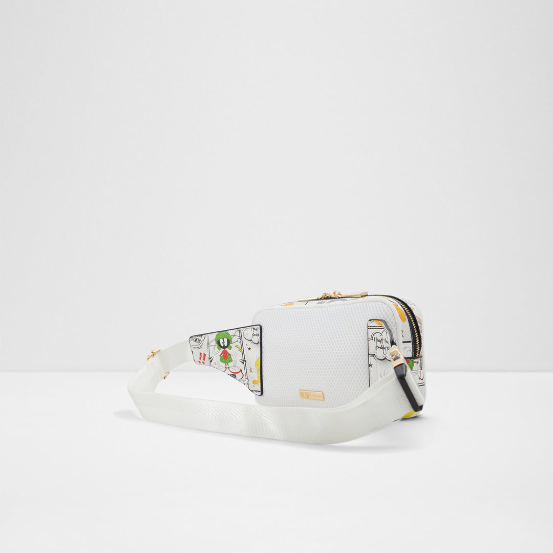 Mala de tiracolo em branco - LTFANNYPACK