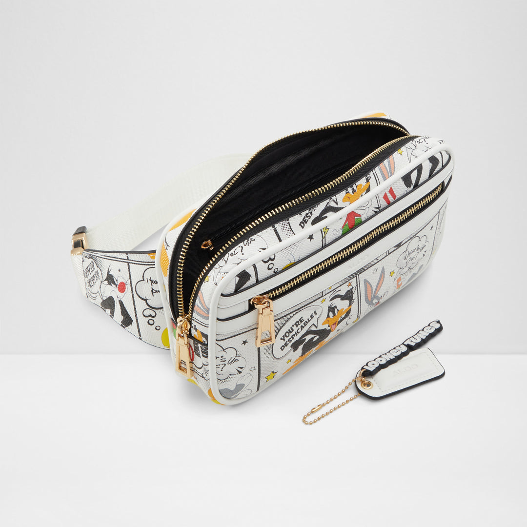 Mala de tiracolo em branco - LTFANNYPACK