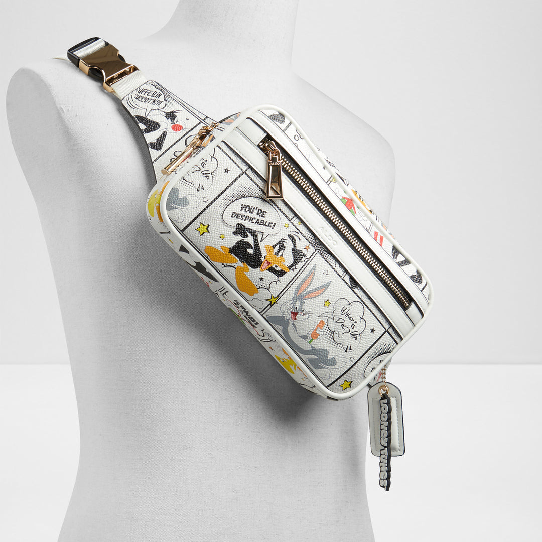 Mala de tiracolo em branco - LTFANNYPACK