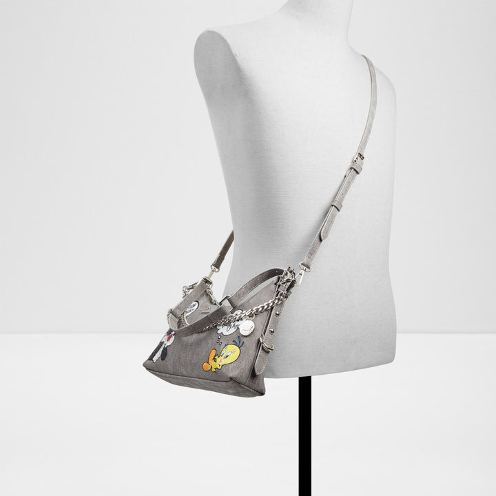 Mala de ombro em cinzento - LTSHOULDERBAG