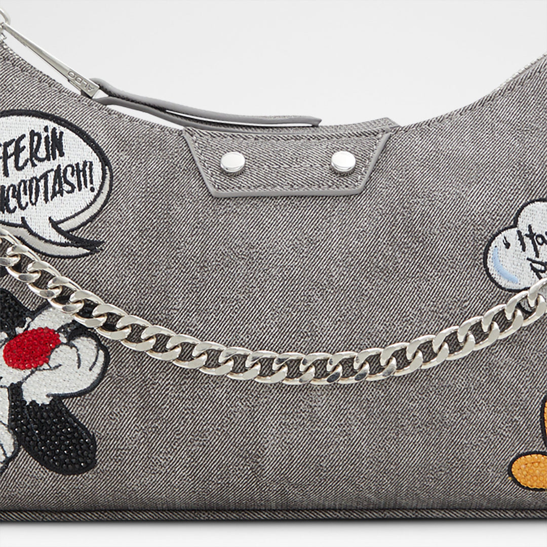 Mala de ombro em cinzento - LTSHOULDERBAG