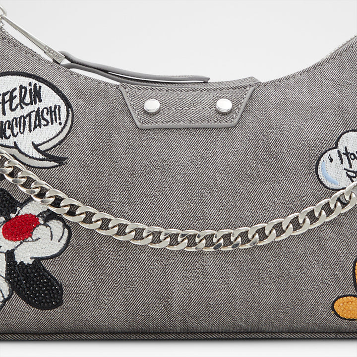 Mala de ombro em cinzento - LTSHOULDERBAG