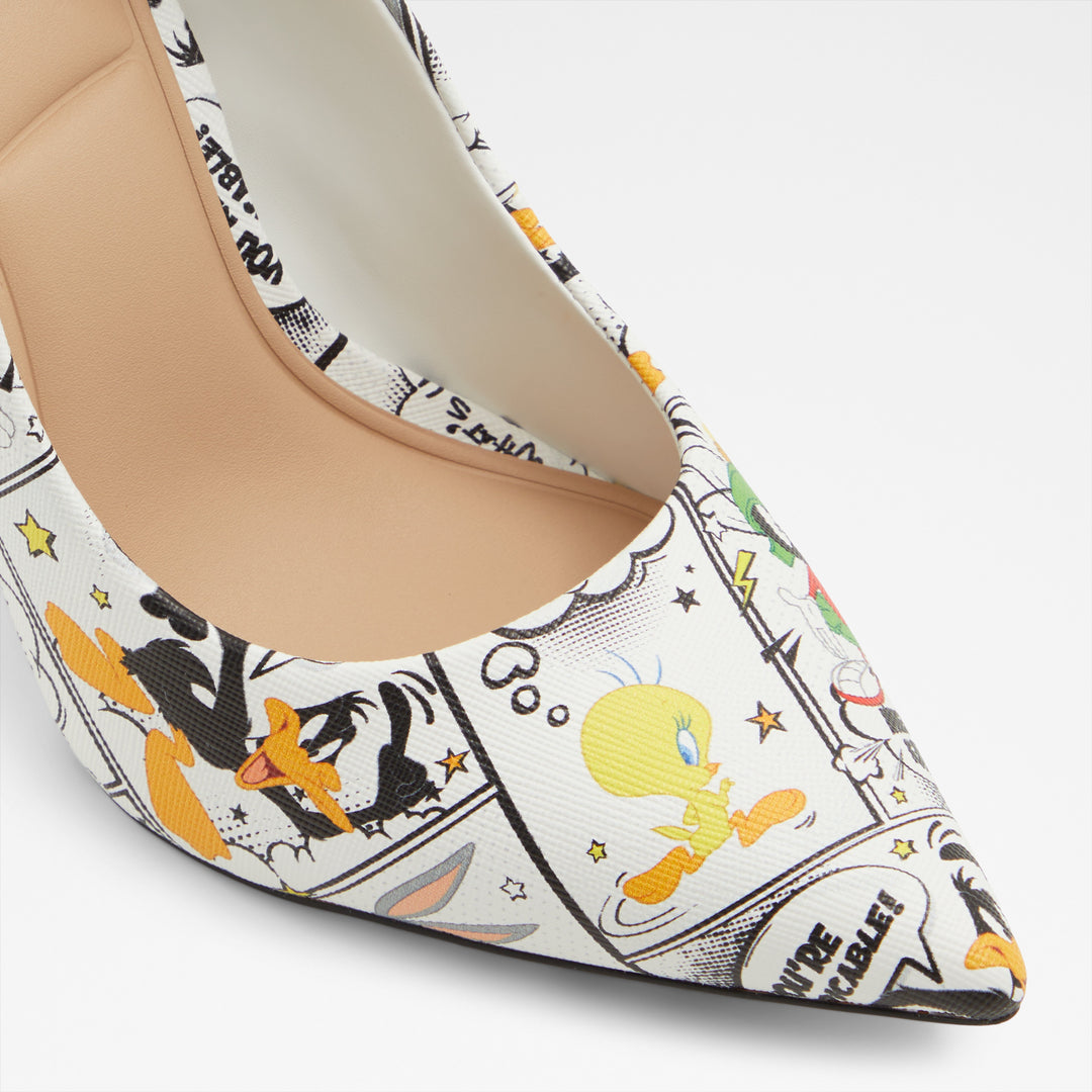 Sapatos em branco, salto fino - LTSTESSY