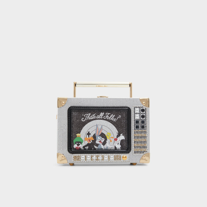 Mala de mão em prateado - LTTVBOXBAG