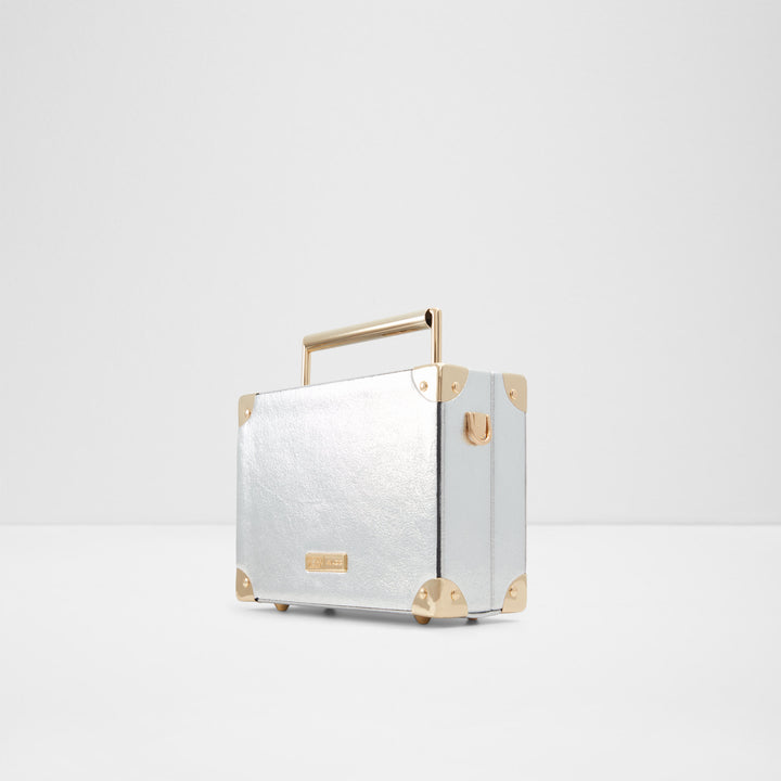 Mala de mão em prateado - LTTVBOXBAG