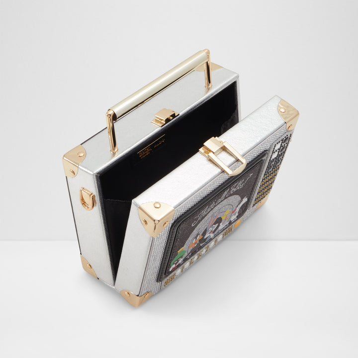 Mala de mão em prateado - LTTVBOXBAG