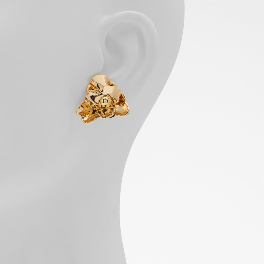 Brincos curtos em dourado - LUCCYYMINI