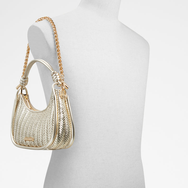 Mala de mão em dourado - MALVINA