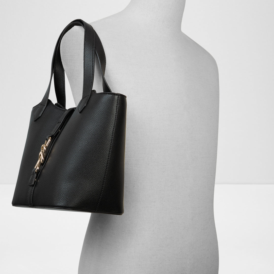 Mala de ombro em preto - MARIBELLA