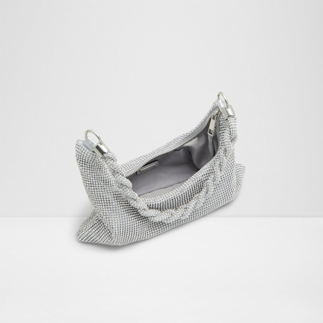 Mala de ombro em prateado - MARLYSA