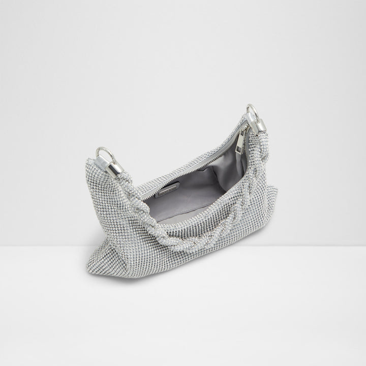 Mala de ombro em prateado - MARLYSA