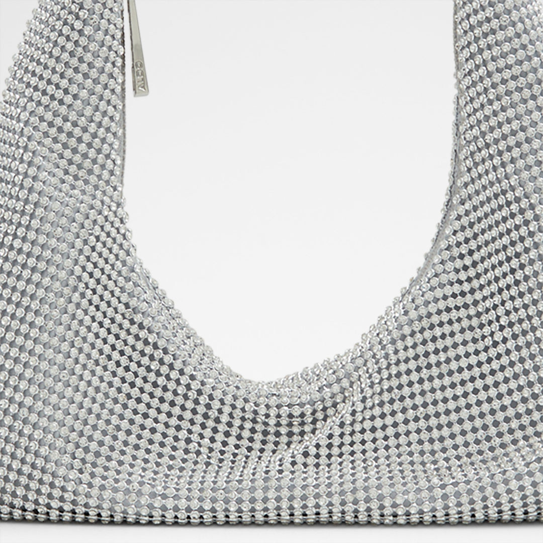 Mala de ombro em prateado - MARLYSA