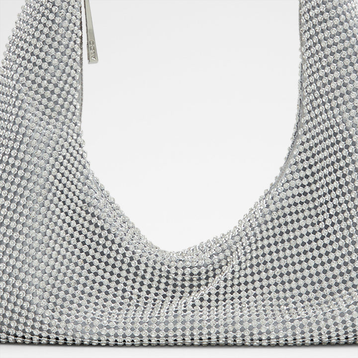 Mala de ombro em prateado - MARLYSA