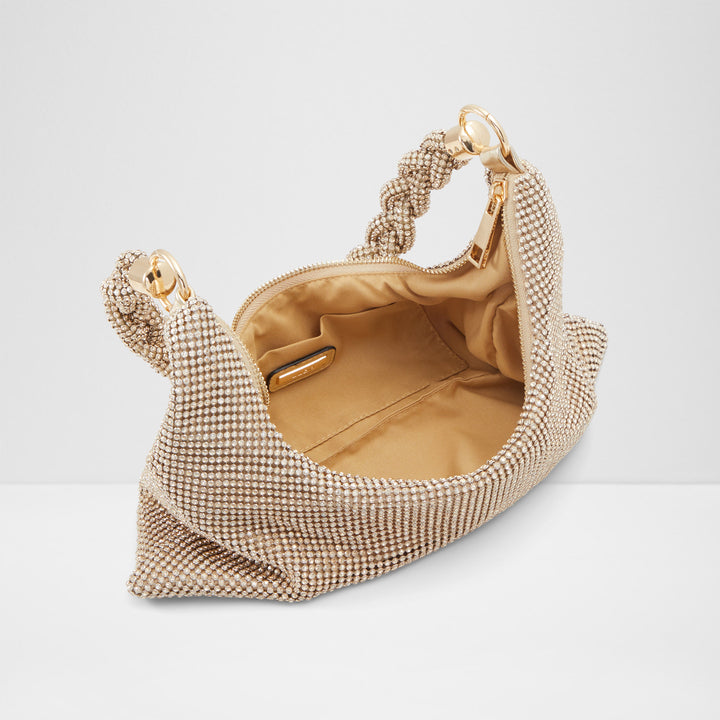 Mala de ombro em dourado - MARLYSA