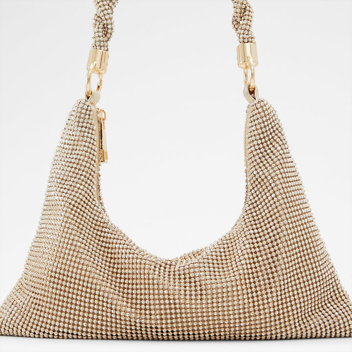 Mala de ombro em dourado - MARLYSA