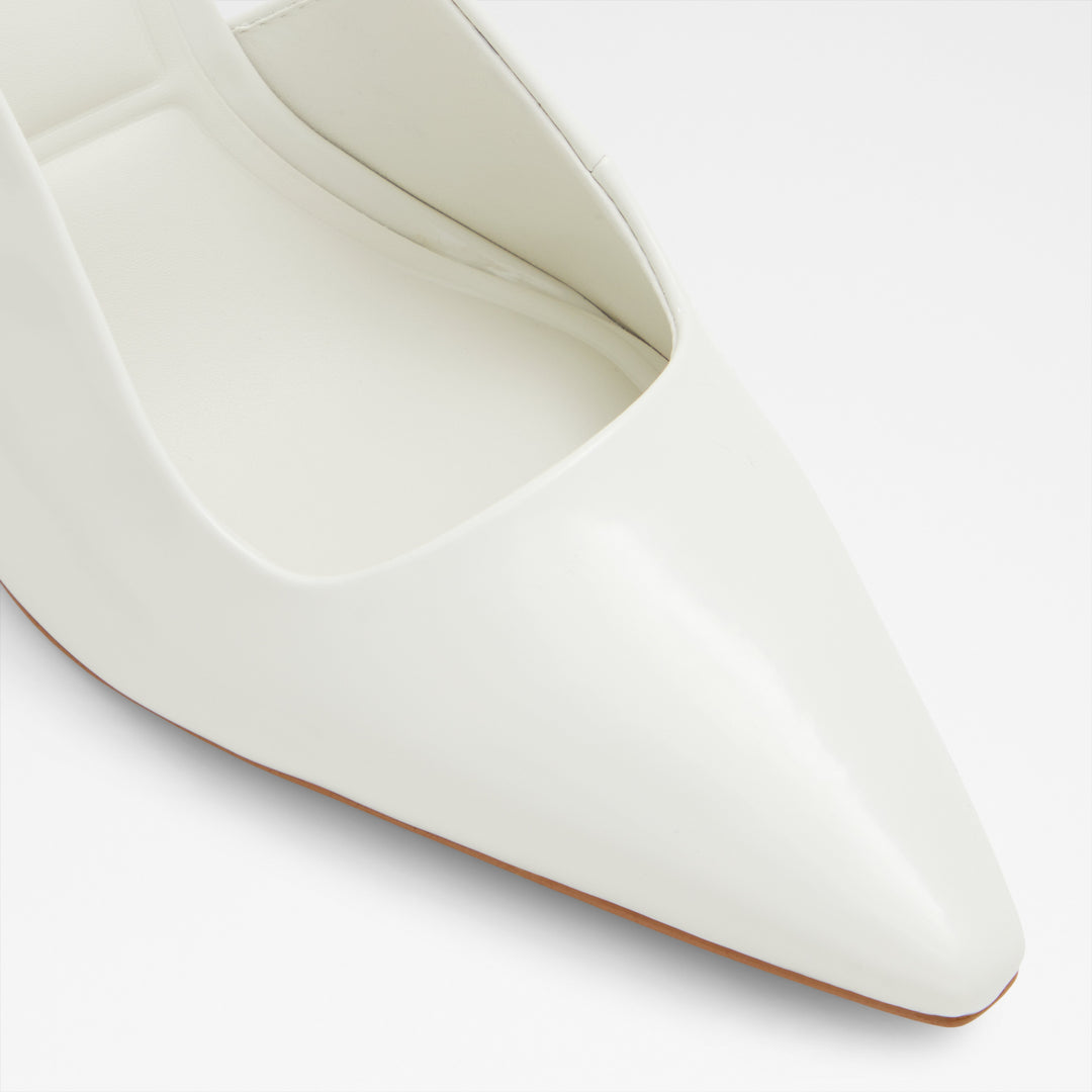 Sapatos em branco, salto fino - MARYSA