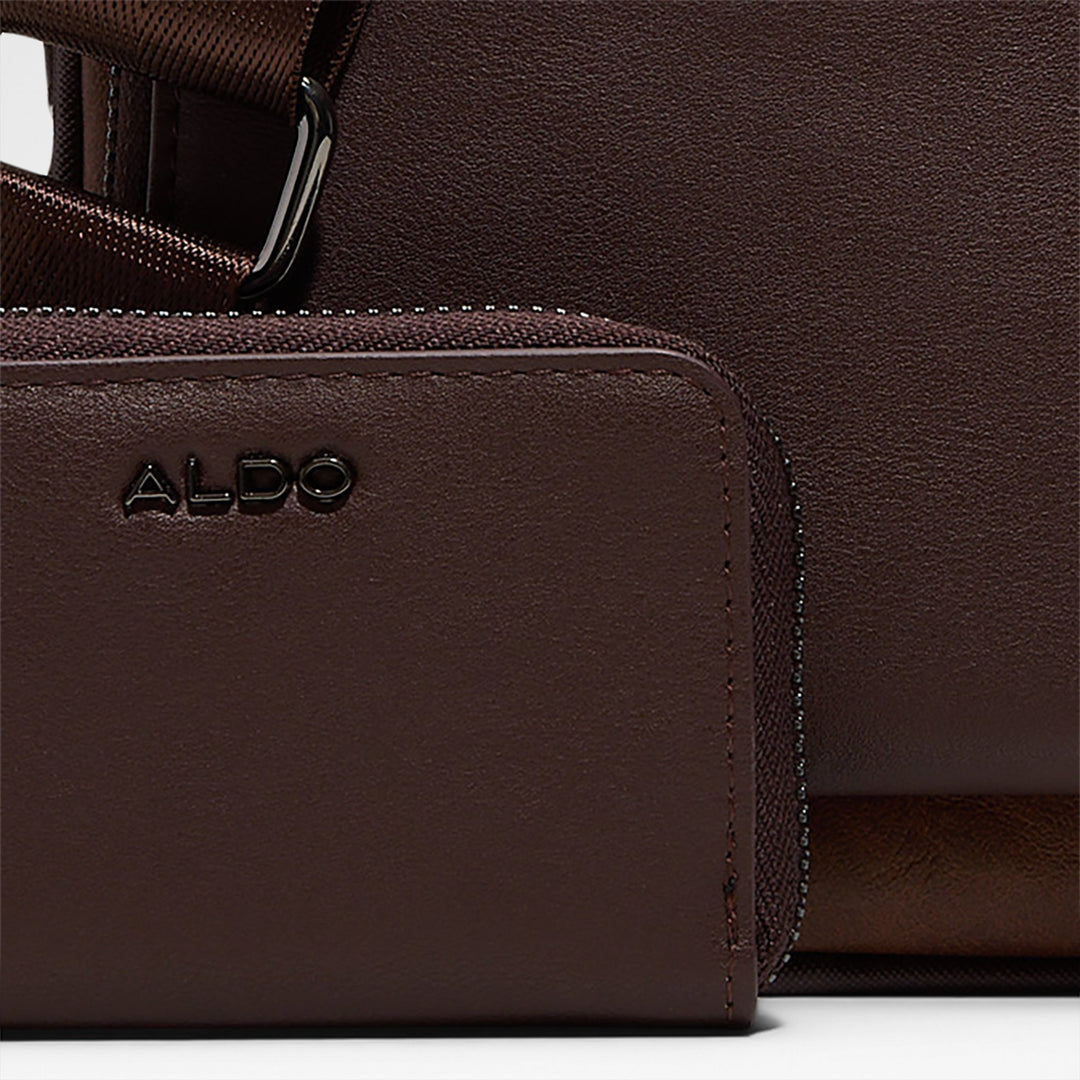 Mala de tiracolo em cognac - MAXIMILIAN