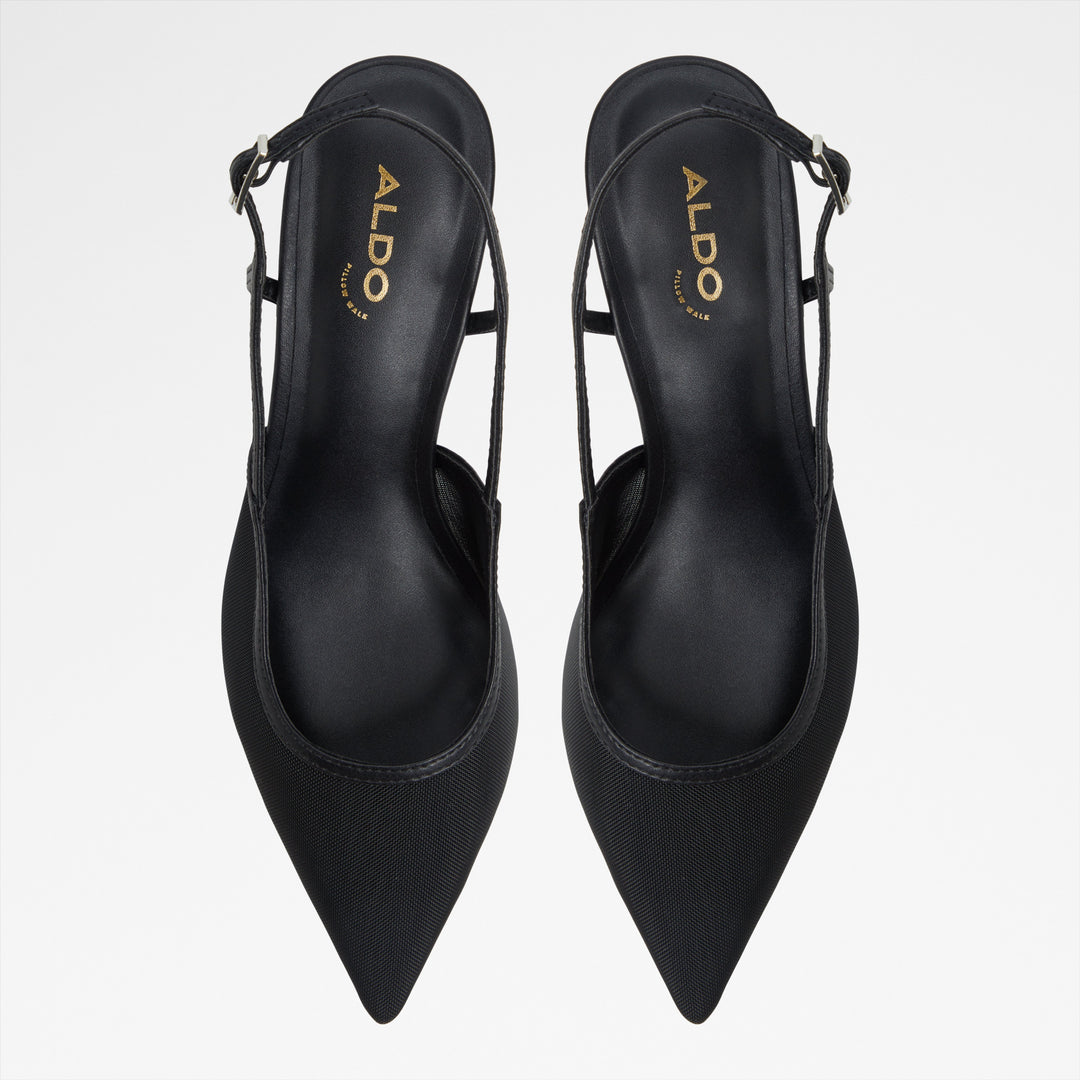 Sapatos em preto, salto em funil - MAXINA