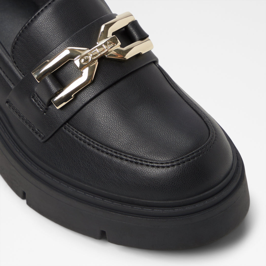 Mocassins rasos em preto - MAZEY