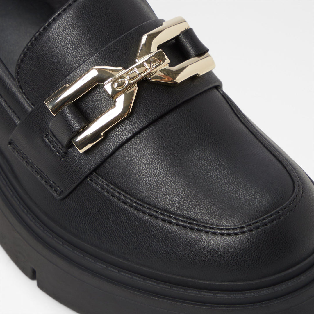 Mocassins rasos em preto - MAZEY