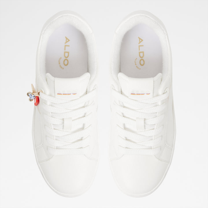Sapatilhas rasas em branco - MTL72SNEAKER-L