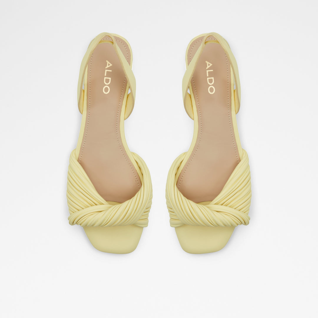 Sandálias rasas em amarelo - NABILA