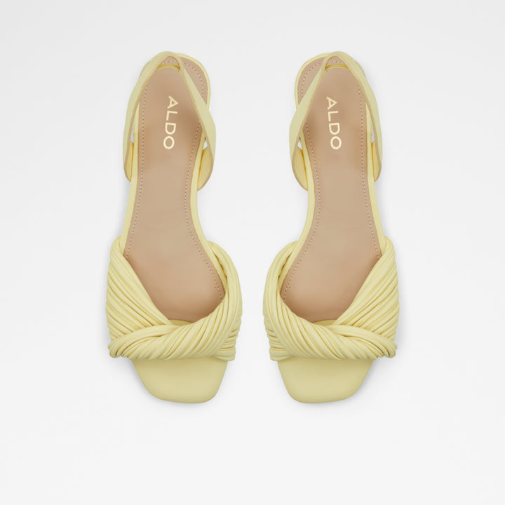 Sandálias rasas em amarelo - NABILA