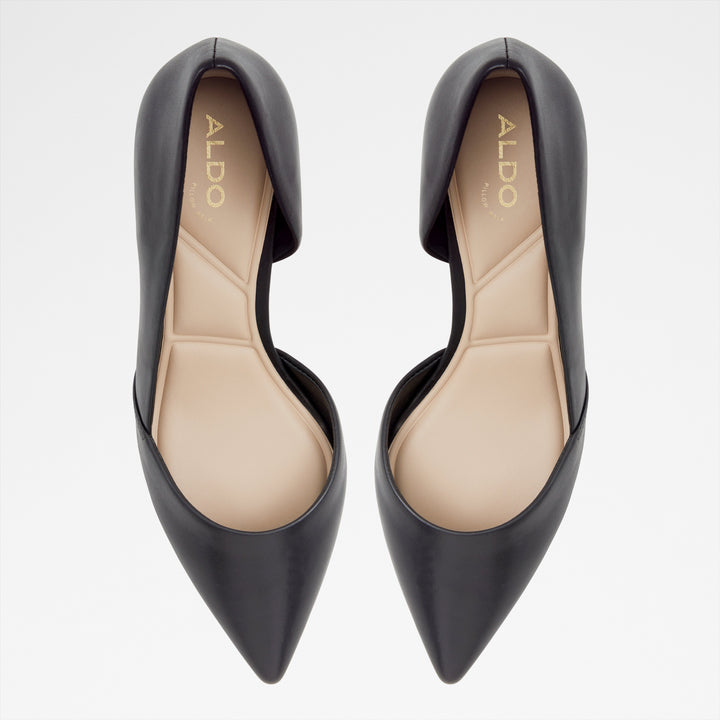 Sapatos em pele preto, salto em bloco - OCEIWIA