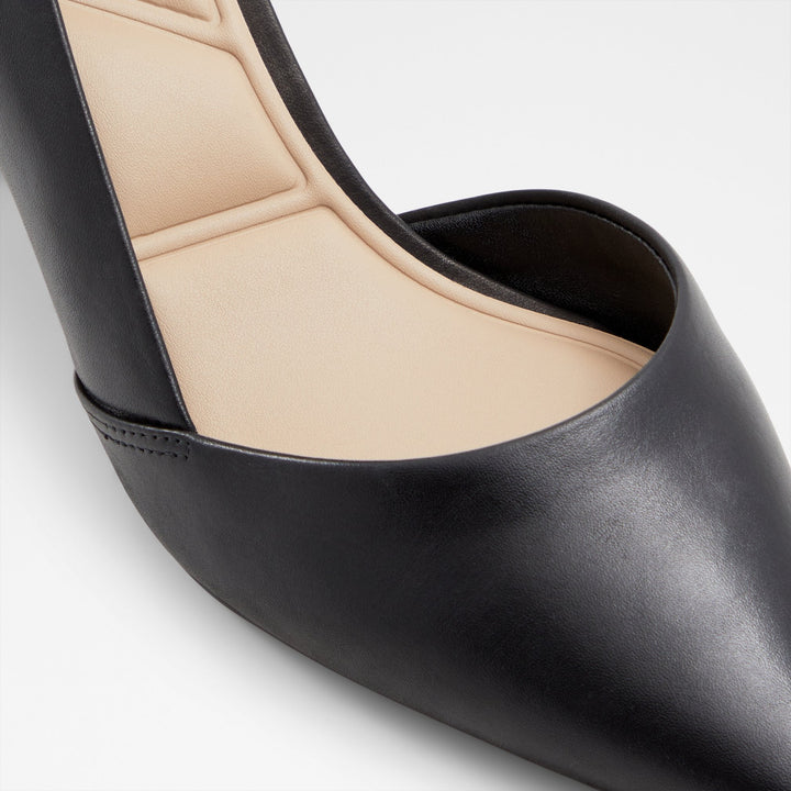 Sapatos em pele preto, salto em bloco - OCEIWIA