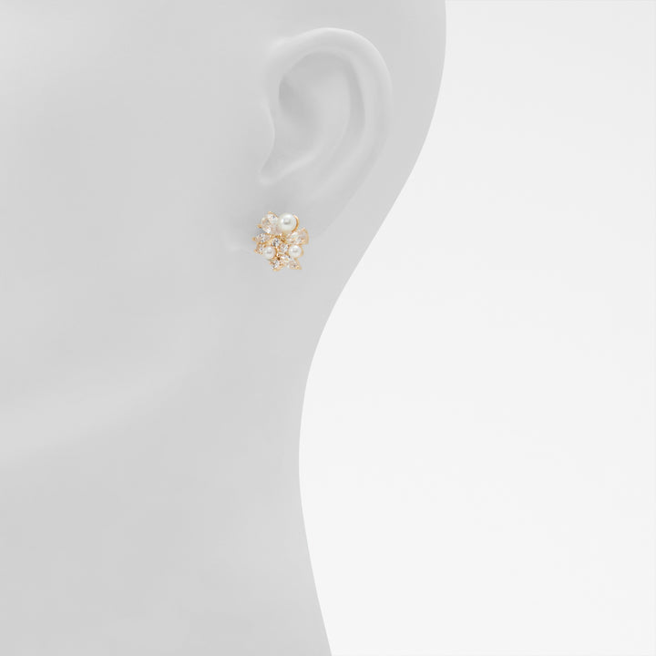 Brincos curtos em dourado - OLADELE