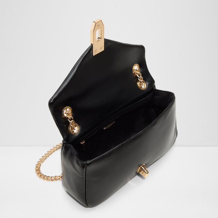 Mala de tiracolo em preto - OLYVIA