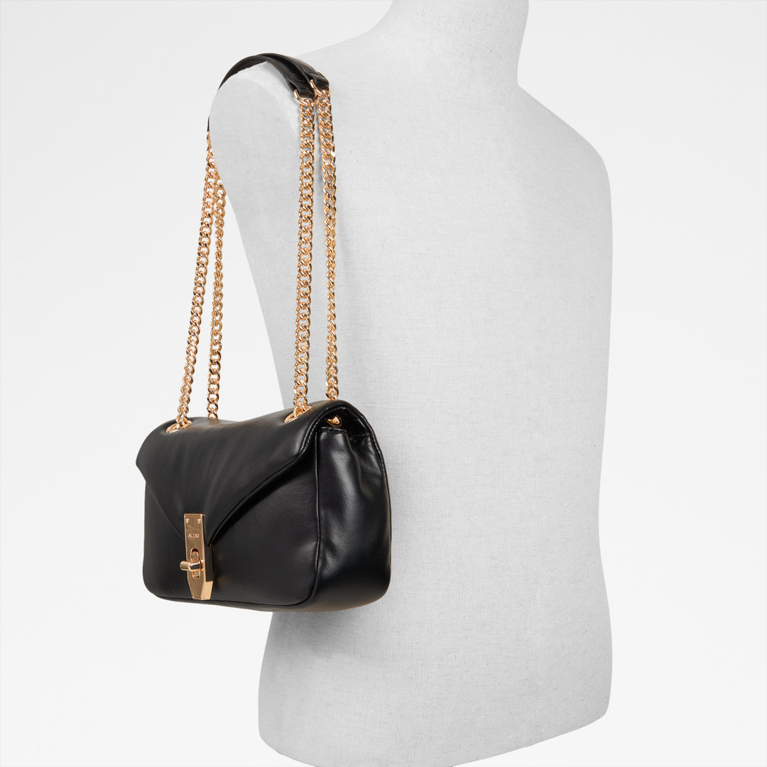 Mala de tiracolo em preto - OLYVIA